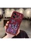 Tecno Pova 6 Compatible Case Camera Protector Claret Red Silicone Couple Phone Case Butterfly Pattern