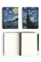 Vincent Van Gogh / the Starry Night,1889 |   Spiral Notebook 22 |   A5 |   Striped |   100 Pages |   School - 3
