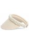 Pearl Detailed Women's Visor Hat Elegant Summer Style Wide Sun Protection Visor Stylish and Comfortable for Daily Use Fashion Accessory Suitable for Beach Vacation Golf and Outdoor Activities - 4