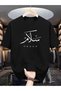 Unisex Peace Printed Oversize Crew Neck T-Shirt