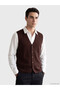 Rmz Gi̇yi̇m Farkiyla Standart Fit V Dikim Men's Knitwear Vest