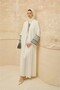 Miras |   Kefiye Detailed Hijab Abaya - 2