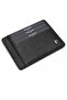 Plain Slim Men's Floater Leather Black Card Holder - 100% Genuine Leather Card Holder - Men's Leather Accessory Gift - 3