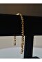Gold Plated Round Stone Classic Waterway Women's Bracelet - 3