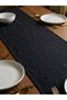 Runner 110*40 cm Design Decorative Runner Kitchen and Living Room Tablecloth Black Color