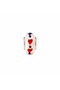 Handmade Murano Glass Colorful Heart Design Charm Bead - 3