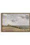 Framed Vintage Wild Field Landscape Canvas Wall Art Farmhouse Decor (40x60 cm)