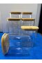 Multy Bamboo Lid Glass Storage Container 1000ml 6 Li - 2