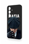 Samsung S25 Compatible Mafia Patterned Silicone Case - 4