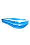 300cm Rectangular Inflatable Family Pool, Easy Setup, Blue - 3