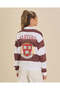 Senior Girls White Collared Sweatshirt - 3