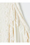 Trendlucky A-Line Skirt with Elastic Waist and Ruffles - 3