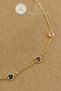 316L Steel Anklet |   Colorful Minimal Heart Chain Steel Anklet 23+5 cm Non-Tarnish Non-Fade - 2