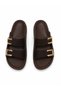 Adjustable Double Buckle Velcro Anatomical Comfortable Non-Slip Sole Home Outdoor Women's Daily Women's Slippers - 2