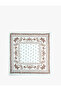 Patterned Square Shawl Bandana - 2