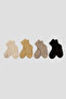 Children's Unisex Premium Cotton Towel Socks Set - 3