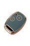 Honda Civic C-Rv Accord Jazz Compatible Remote Key Case Cover Auto Keychain with 2 Keys Turquoise - 2