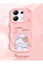 Redmi Note 13 4g Compatible Case Camera Protector Pink Silicone Couple Phone Case Cat Pattern - 2
