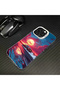 Samsung Galaxy A31 Compatible Silicone Edge Hard Back Case Couple Phone Case Sunset Patterned - 7