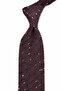 Burgundy Classic Linen Tie Kk13850 - 3