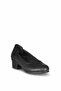 Famous 72 Black Genuine Leather Women's Shoes - 3