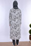 Hijab-Friendly Soft Textured Cotton Robe Maternity Pajama Set Effortt - Smoked - 3