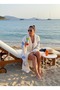Violet Store Muslin Cotton Bathrobe Bath,Beach,Pool Summer,Winter Hooded Bathrobe Unisex-Water Absorbent-Fish Pattern - 2