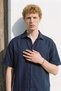 Men's Bonita Regular Fit Short Sleeve Shirt - Navy Blue - 4