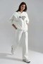 Soft Touch Modal Textured Embroidered Hooded Two-Piece Set - 5