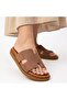 Polte Tan Suede Daily Light Summer Slippers - 4