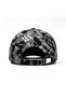 Unisex Black Graffiti Pattern Hat Adjustable Baseball Cap Hip Hop Streetwear Sports Cap - 4
