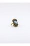 Natural Stone Labradorite Natural Stone Women's Antique Adjustable Ring Euy94Lbt - 5