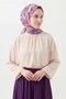 Soft Scarf Perla Purple 90X90 - 3