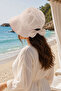 Women's Bowknot Detailed Bucket Hat - Bucket Hat with Adjustable Velcro on the Back - 4