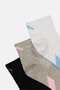 Kids Boy 3 Pairs Brand Logo Crew Socks, Multicolor - 2