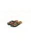 Womens Cheetah Graphic Slippers, Black and Yellow Combo