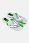 Men Brand Logo Slip On Slippers, White - 2