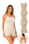 3-Pack Women's Seamless Thin Strap Basic Undershirt