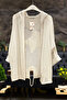 Star embossed hooded mesh imported jacket - 2