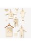 Baby Girl Floral Rabbit Outfit Set 0-3 Months! Newborn Hospital Release Bodysuit Set - 2