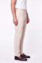 Comfort Fit Elastic Waist Flexible Cotton Beige Jogger Pants P 1222 - 3