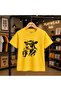 Shadow Milk-Drinking Cow Printed 100% Children's Unisex T-Shirt 5 6 -7 8-9 10 -11 12 Years Old