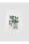 Rmz Gi̇yi̇m Farkiyla New York Printed Boys' Pajama Set - 3