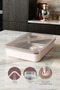Stainless Steel Vacuum Storage Container, Oven and Cake Container 3 Lt Food Container Lunch Box