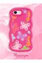 iPhone 8 Compatible Case with Camera Protector Red Silicone Couple Phone Case Butterfly Pattern - 2