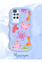 Redmi 10 2022 Compatible Case Camera Protector Blue Silicone Couple Phone Case Butterfly Pattern - 2
