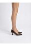 Women's Flora Brown Croco 6 cm Thin Heeled Stiletto - 3