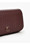 Woven Textured Crossbody Bag with Button Closure - 4