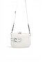 White - White Honeycomb Women's Crossbody Bag Sp1256