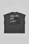 Gym Sporcu Break the Limit Printed Oversize Worker Boxy Fit Sleeveless Crew Neck T-Shirt - 2